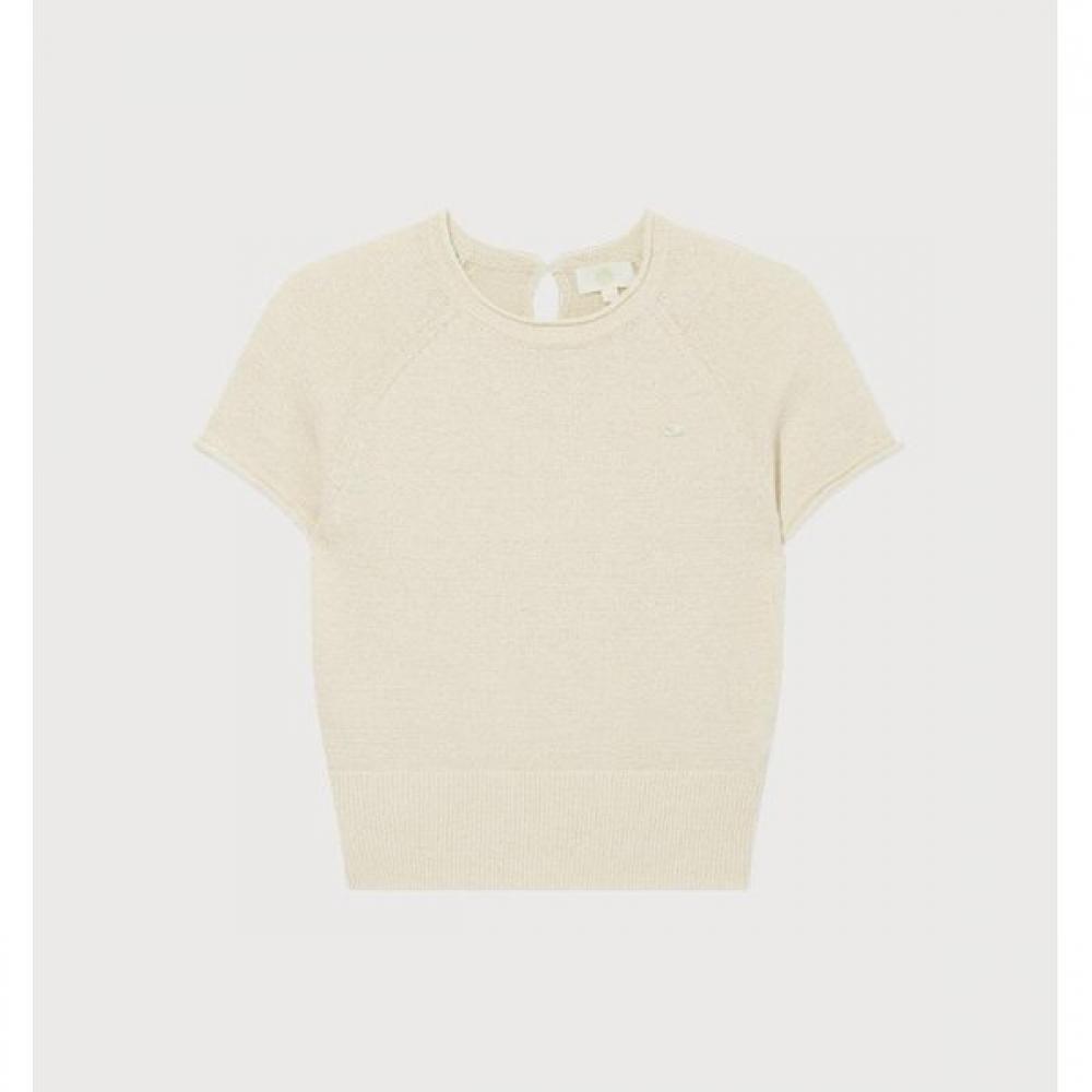 

Covernot Women S Boucle Raglan Half Knit B1 Co2502kt83 Iv Bk Li CO2502KT83 IV WS