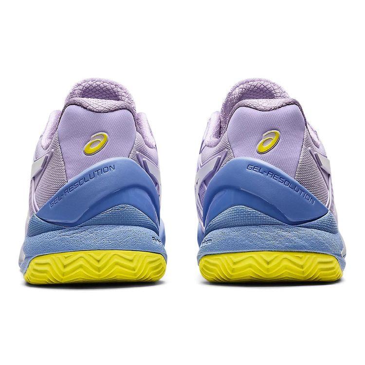 Asics Gel-Resolution 8 Clay Comfortable Low-Top Tennis Shoes Women Sneaker Lavender 1042A070-501