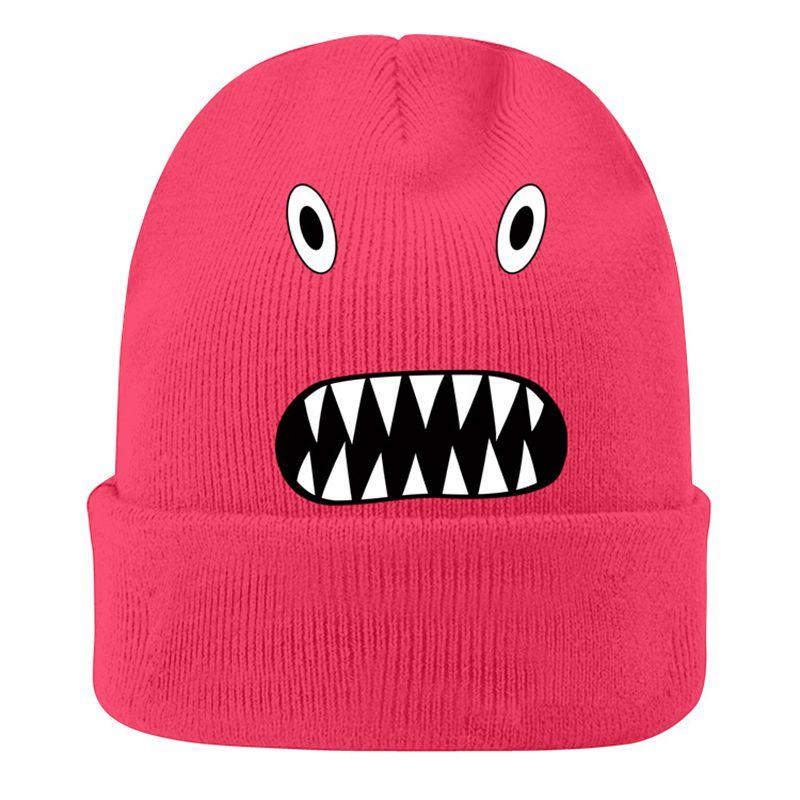 Rainbow Friends Knitted Cap Printed Elastic Hat Warm Kids Adult Xmas Gift