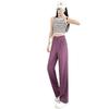 Women's Chiffon Wide-Leg Pants, Summer 2026: High-Waist, Lightweight Ice Silk, Sun-Protective, Casual Drape Style.