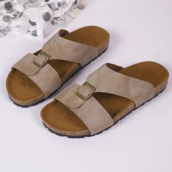 Fashion Female Shoes Slippers Casual Flock Slides Rivet Summer Clogs Woman Low 2025 Luxury Flat Soft Rubber Beach Fashion Fabric Hoof He