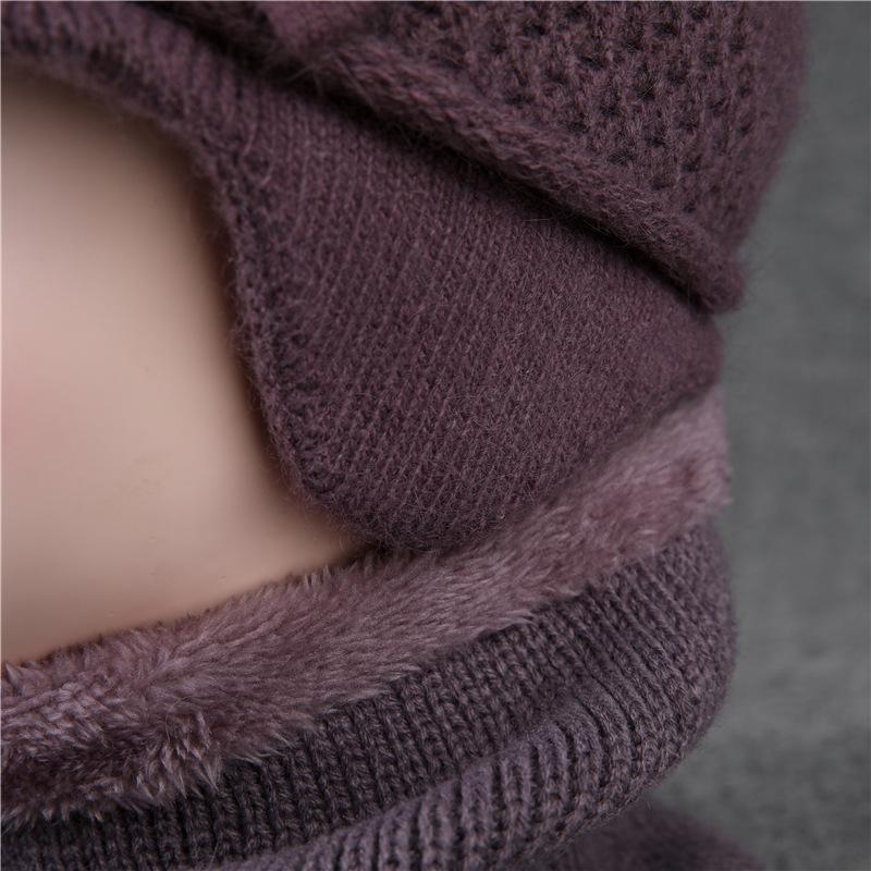 Hat Ladies Ear Protector Warm Wool Hat Winter Grandma Fleece Cold Hat