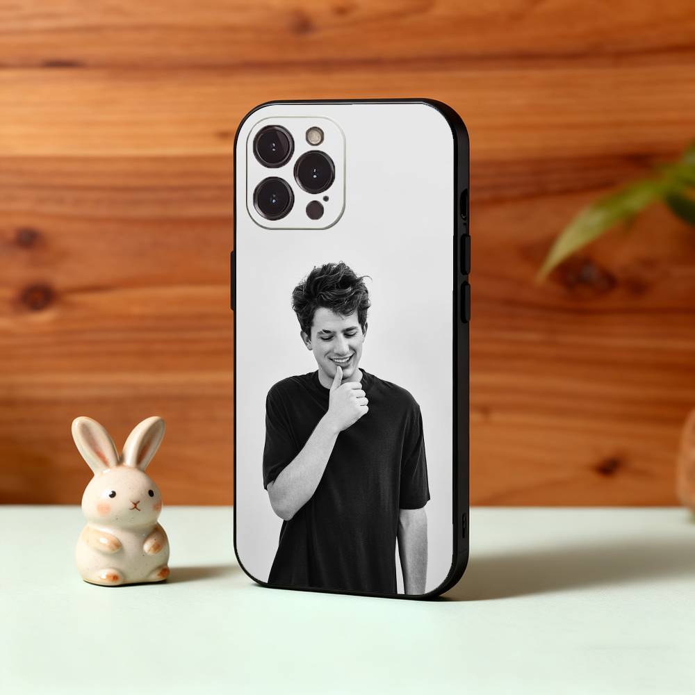 

C-Charlie P-Puth Singer Phone Case For iPhone17,16,15,14,13,12Plus,Pro Max,XS,5G Soft Silicone Black Cover iPhoneXSMAX