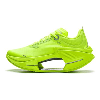 Li Ning Running Shoes Women's Low Top Neon Bright Green ARRW004-5