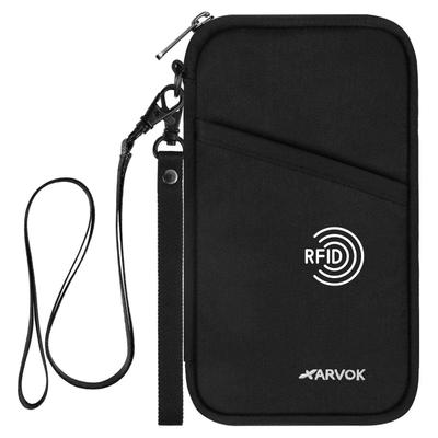 Reisepass Umhängeband Skimming-Sicherheit Reisepass 140g x 13 Groß Praktisch Übersee Wasser Nackengurt Hand Reisepasstasche für Herren und Übersee