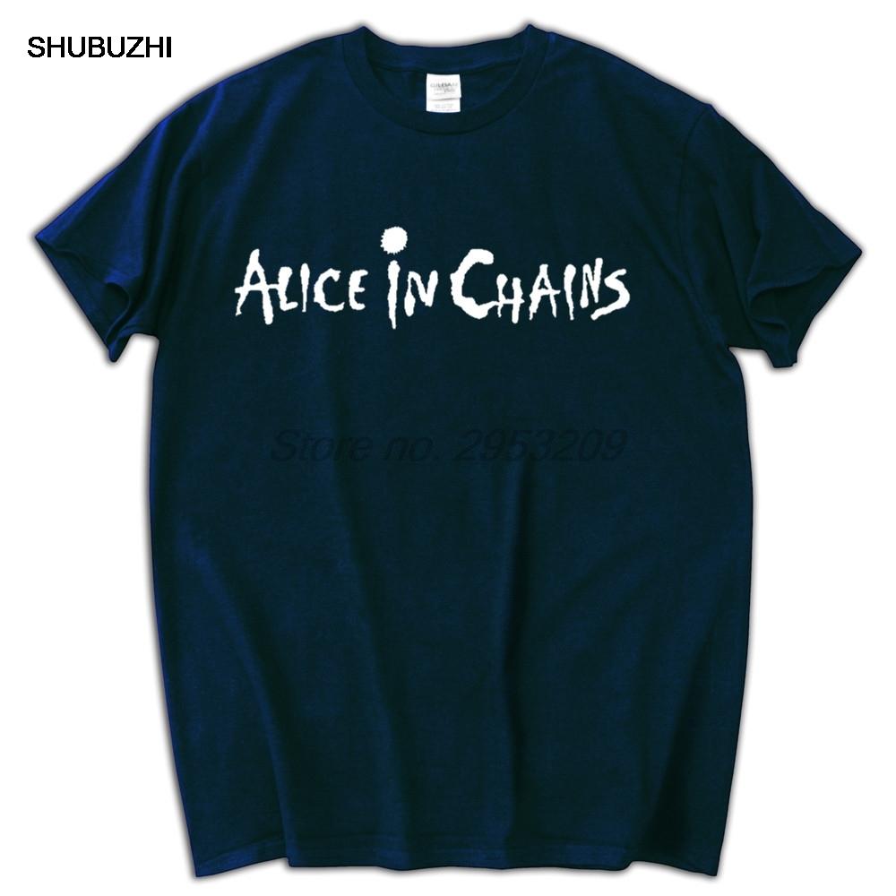 Alternative PopRock Grunge Heavy Metal t shirt brand Alice In Chains T-shirt men fashion tees