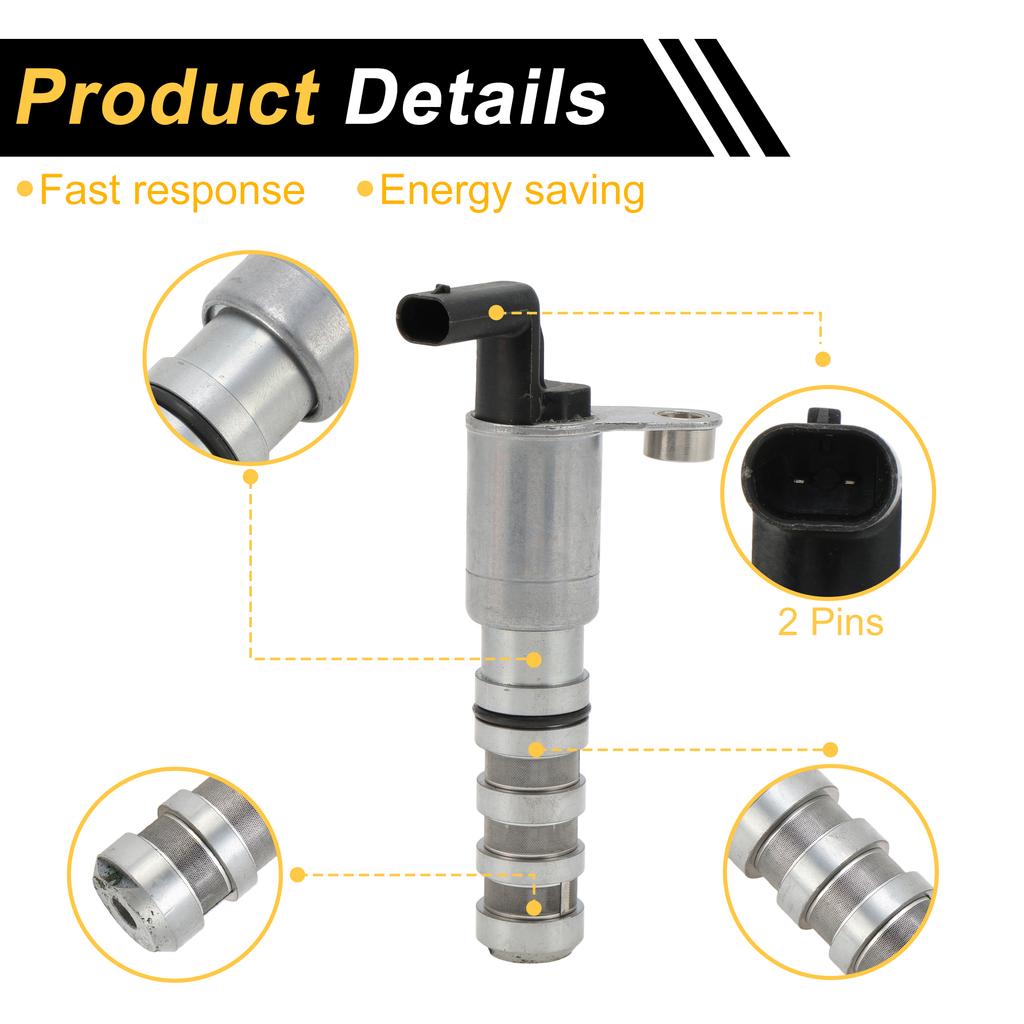 UXCELL Engine Variable Valve Timing VVT Solenoid for Chevrolet Camaro 2016-2024 3.6L Engine Camshaft Oil Control Valve
