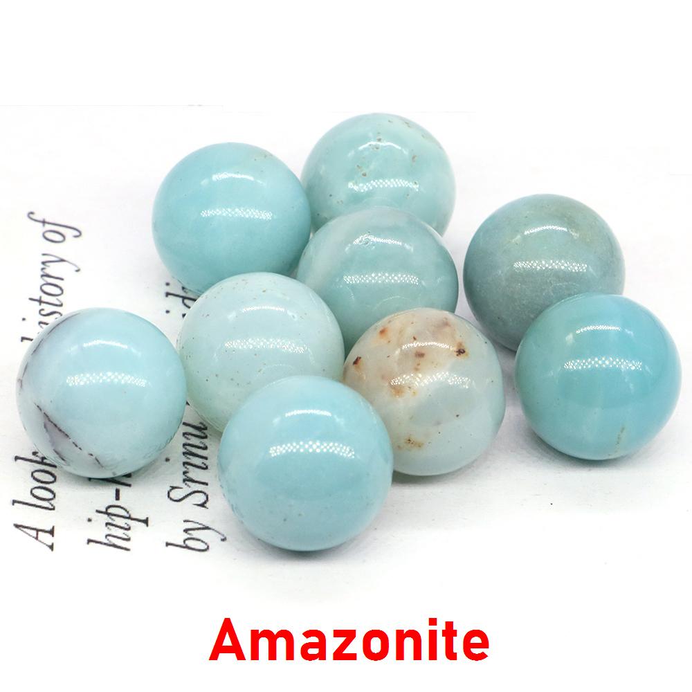 16mm Mini Runde Kristallkugel Loses Set Natürlicher Taschenstein Energie Exemplar Quarz Globus Chakra Kugel Perlen Dekoration