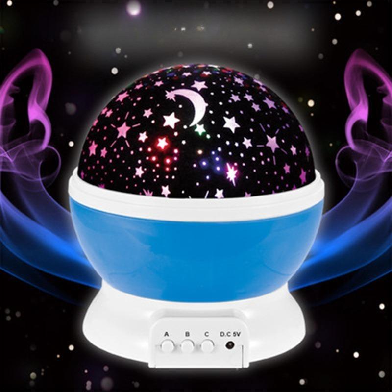 1 Stück Sternenhimmel Projektor Nachtlicht Mädchenherz Bunt Romantisch Traum Drehung Bunt Geburtstag Schlafzimmer Nachttisch Kreatives Licht