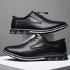 Haute qualité grande taille chaussures décontractées hommes d'affaires mode hommes chaussures décontractées sans lacet respirant chaussures hommes décontractées noir