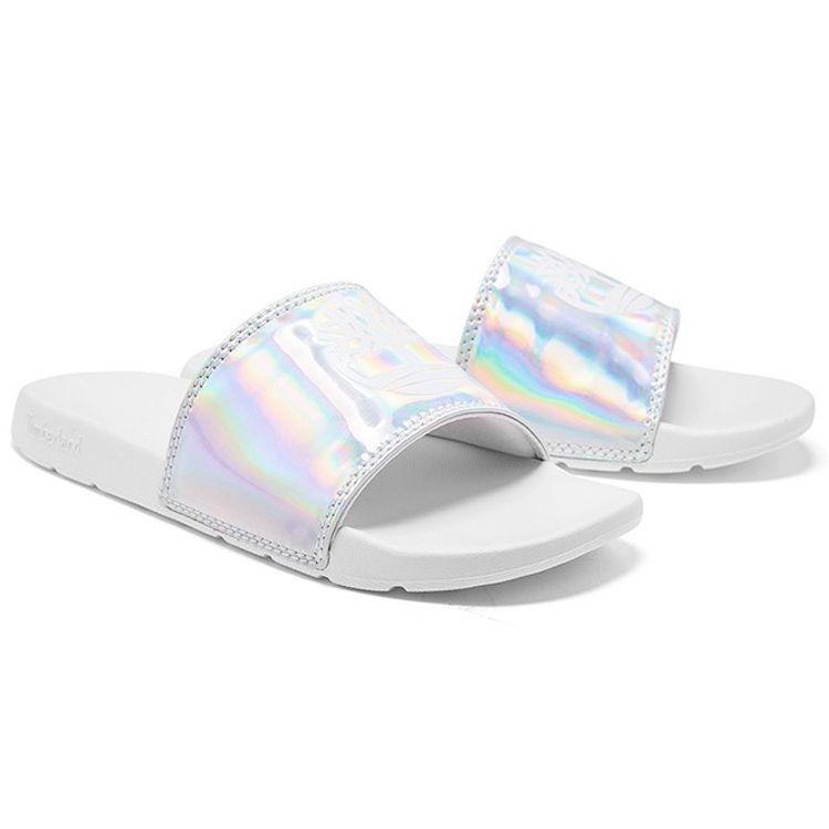 Timberland Playa Sands Comfortable Casual Slide Sandals Men Sandals Silver A24XW