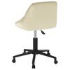 Dining Room Chair Swivel Cream Velvet