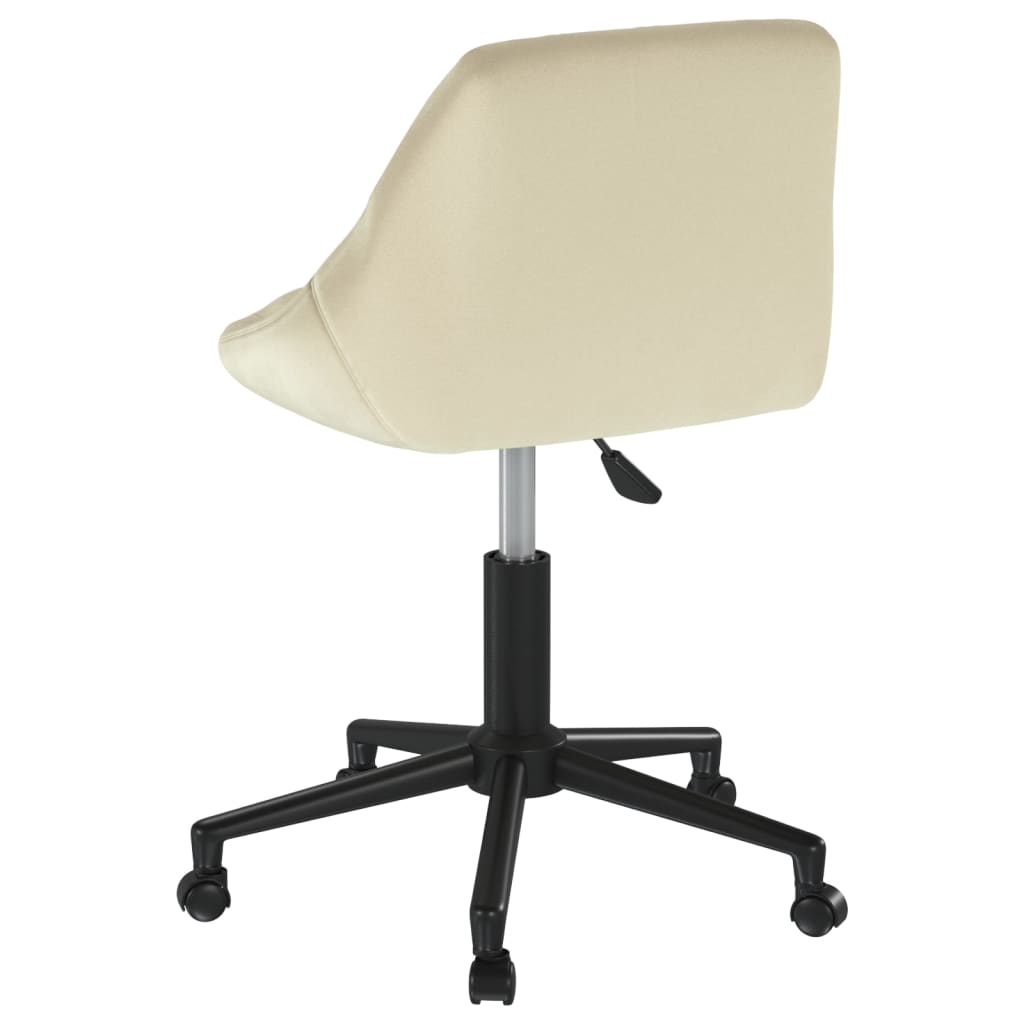 Dining Room Chair Swivel Cream Velvet