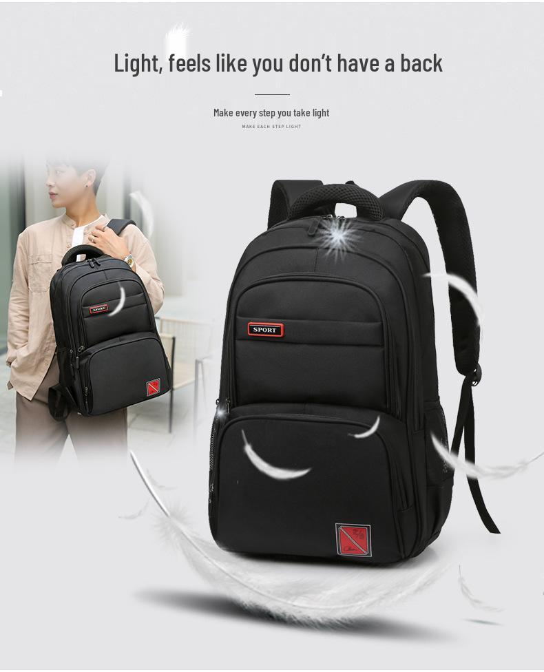 Trendy Large-Capacity Business Travel Backpack for Laptops and Students