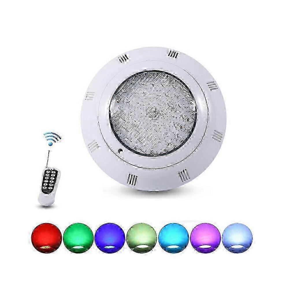 Luz LED RGB para Piscina de 35W con Mando a Distancia - Impermeable IP68 Iluminación Multicolor para Piscina para Uso Subacuático en Exteriores