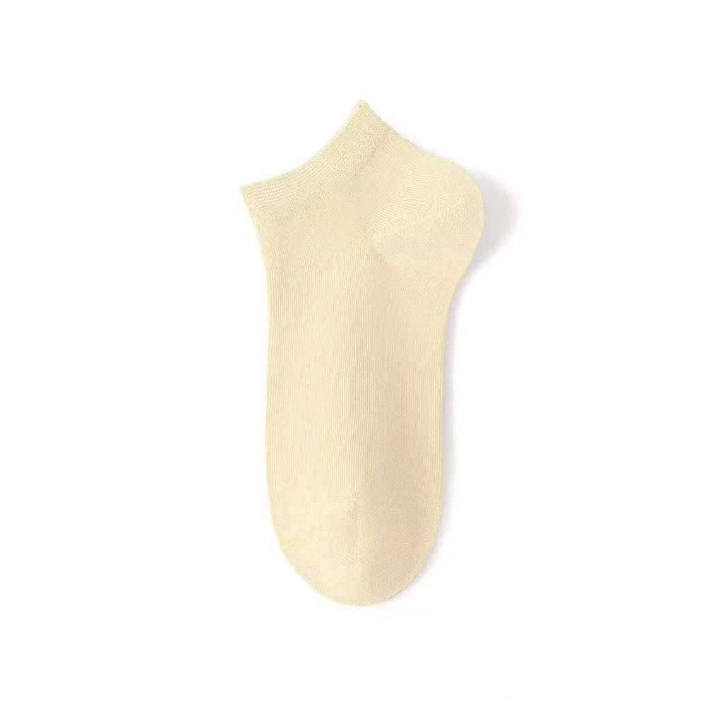Women's Shallow-mouth Short Socks Breathable Sweat-absorbent Thin Solid Color Short Socks