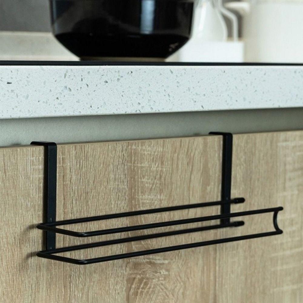 Wall Mounted Under Cabinet Paper Towel Holder Metal Paper Towel Rack  For Kitchen