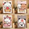 Anime C-Cute Cartoon Bubu Dudu Throw Soft Warm Throw Blanket for Bedroom Living Room Bed Travel Camping Picnic Gift