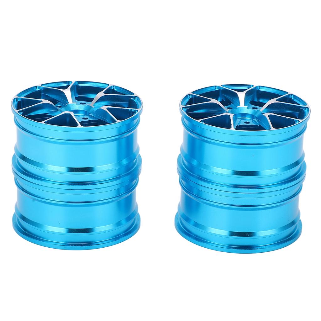 4Pcs RC Wheel Hub High Wear Resistance Aluminum Alloy Remote Control Car Accessories for 1Celsius10 Flat Sports Car