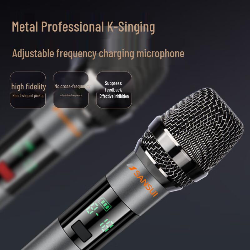 SANSUI Système de Son Portable KTV & Karaoké d'Extérieur