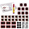 Bicycle Tire Repair Kit with Cold Patch, Glue, and Lever Tools
