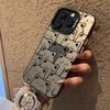 Exclusive Full-Screen Bear iPhone 16 Pro Max Case, Laser Design, Silver, Fits iPhone 13/14/15, Available In 15 Colors
