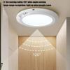 Easy To Install Round Motion Sensor Lights Wireless induction 3 Color Ceiling Light Rechargeable Dimmable LED Closet Lamp Garage