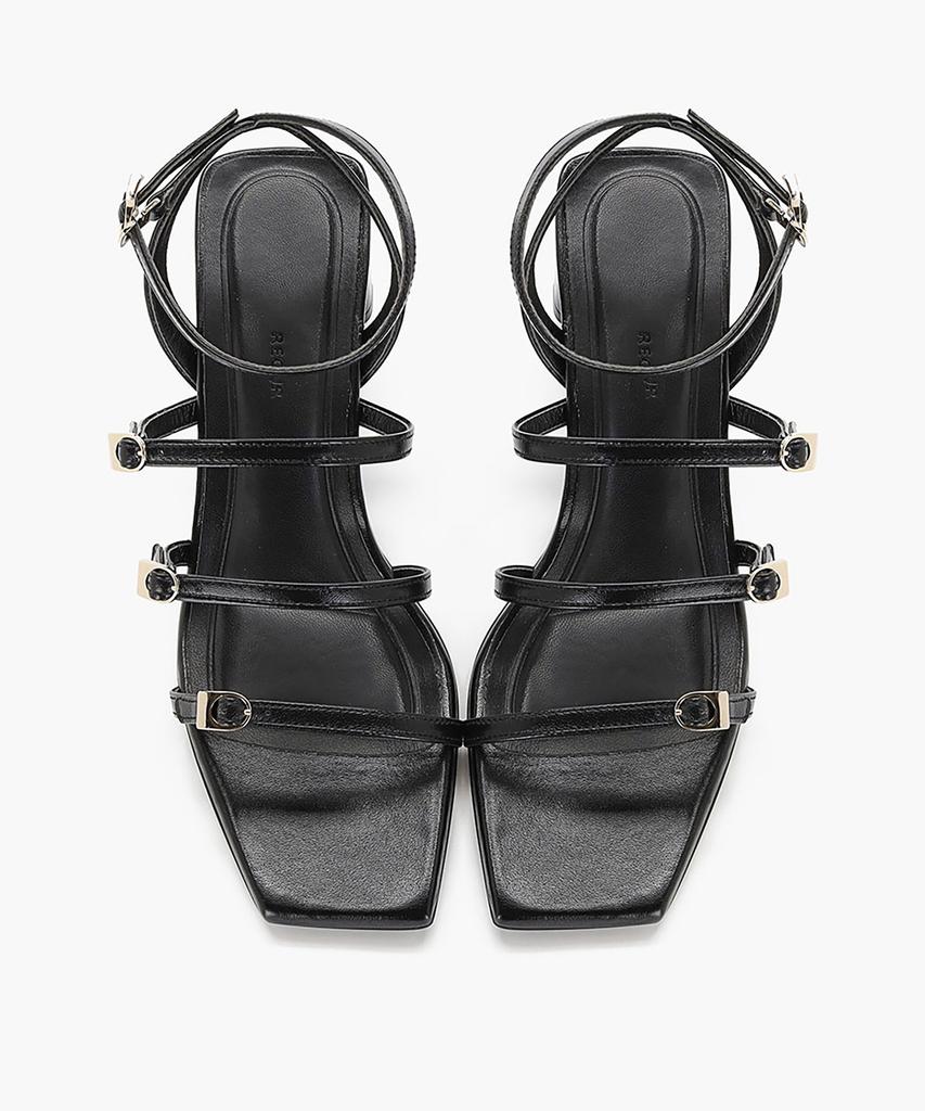 Recur Ecur Anello Daily Strap Sandals Black 1237