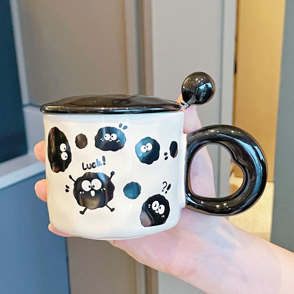 Teacher's Day Gift for Teachers Men's Souvenir Cute Ceramic Mug with Lid Water Cup Practical Cup Coffee Cup