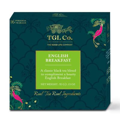 Siyah çay İngiliz kahvaltısı (16'lı paket, 2 gr), İngiliz Kahvaltısı Siyah Çay, TGL Co.