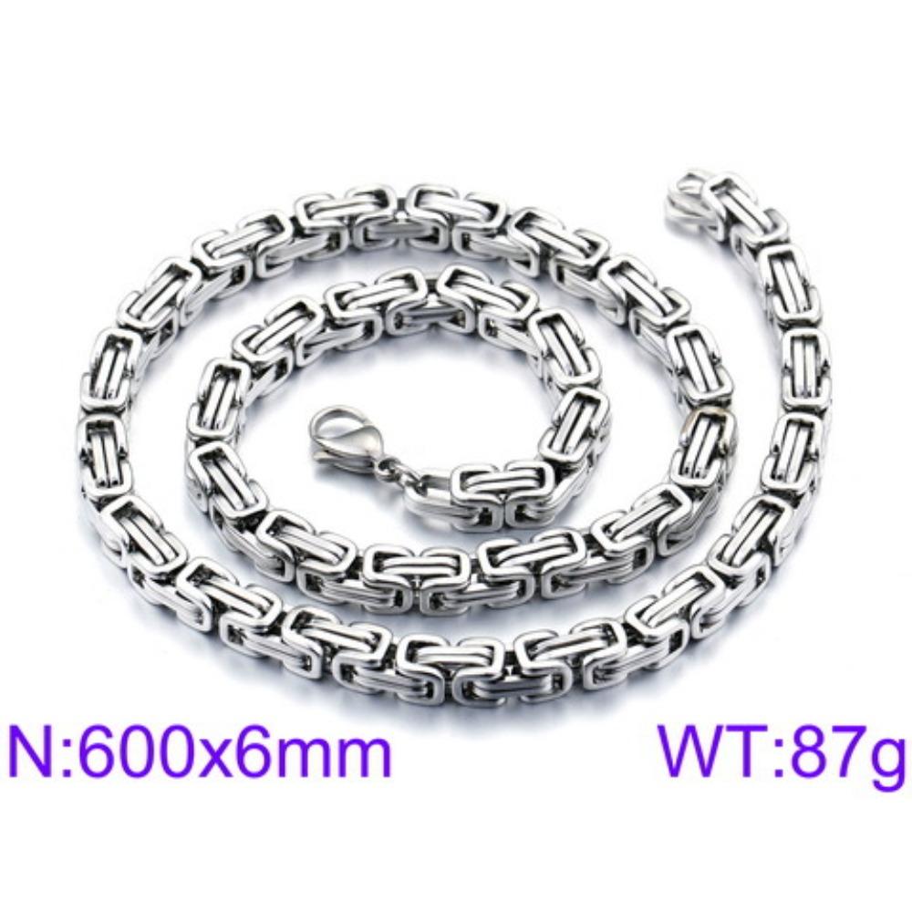 

Звездный византийский браслет, персонализированная хип-хоп доминирующая императорская цепь из нержавеющей стали, мужские украшения, несколько спецификаций 50cm