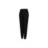 Asics Solid Color Outdoor Casual Elastic Drawstring Cuffed Knitted Sports Pants Women Bottoms Black 2032C827-001