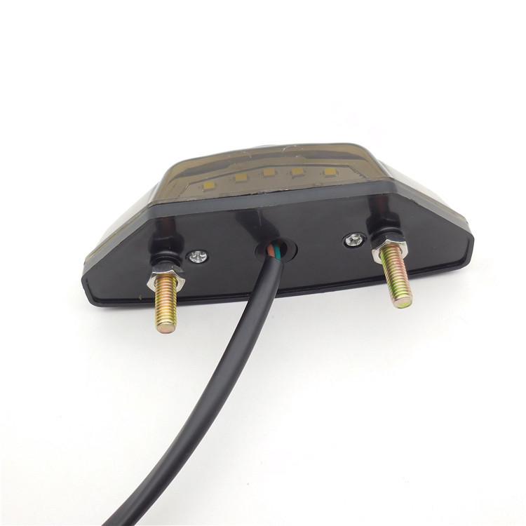 BMW Motorcycle LED Rear Taillight with Integrated Brake and License Plate Light