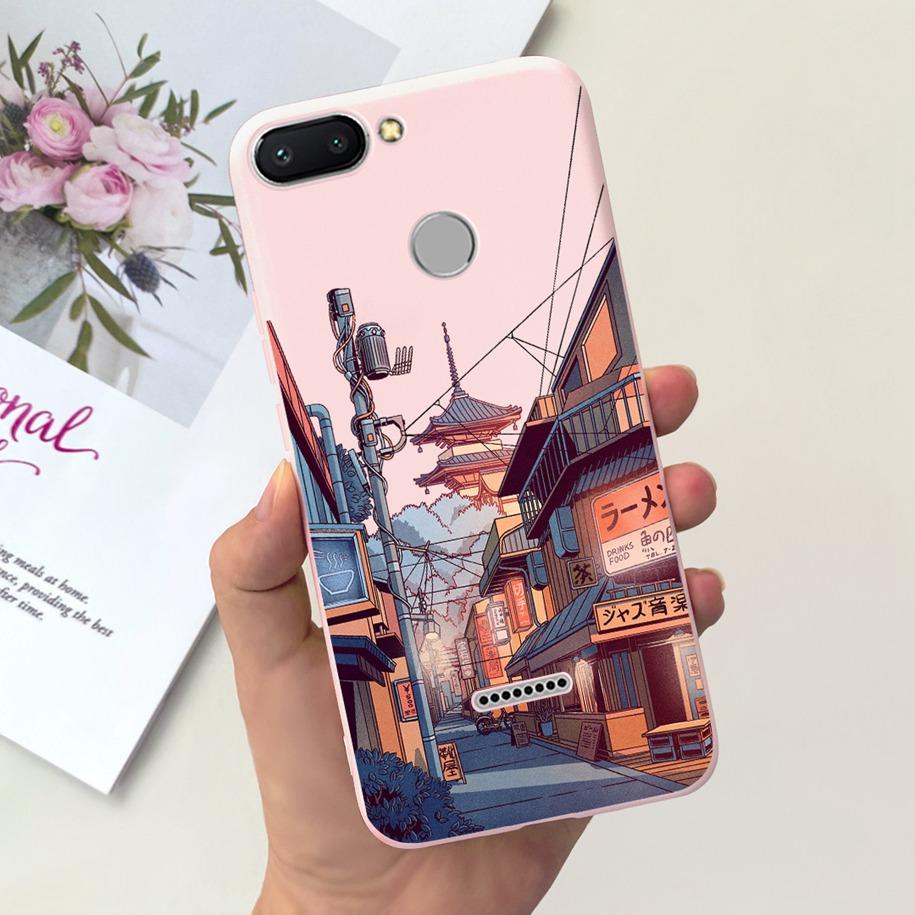 For Xiaomi Redmi 6 Case Redmi 6A Cover Cute Dinosaur Duck Cat Shockproof Bumper For Xiomi Redmi 6 6A Fundas Redmi6 Redmi6A Coque
