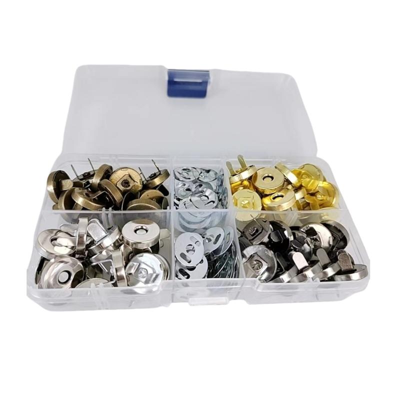 Magnetic Snaps Buttons Magnetic Snap Closures for Purses Bags Clothes Handbags Craft Magnetic Purse Closure Fasteners