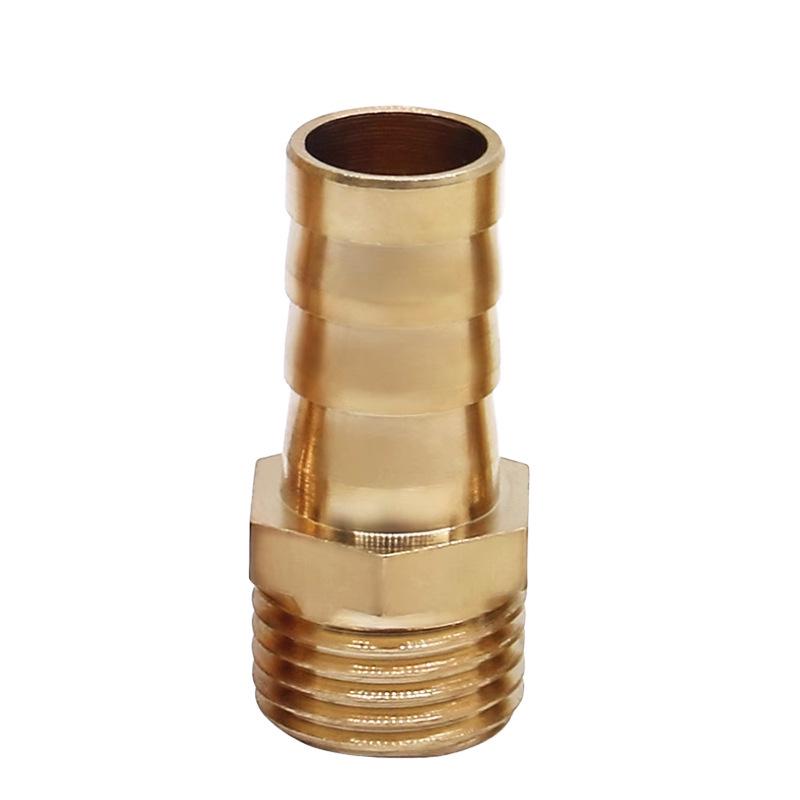 All-Copper Male Thread Fittings: Pagoda Head, PC6/8/10, 4-Point & 6-Point for Water/Gas Hoses