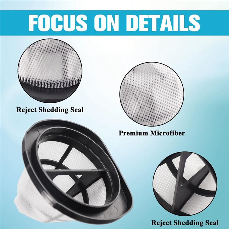 4 BUCĂȚI Piese de Schimb 2037423 pentru Filtre Aspirator Bissell 3-în-1 pentru Seria 38B1, 38B1L, 1059 Aspirator Vertical Ușor