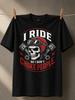 Round Biker With I Ride So I Dot Choke People Text Pistons And Red Circular Unisex All Unisex All Tshirt
