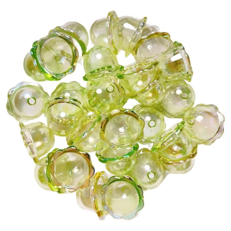 Sturdy Acrylics Winds Chimes Beads Portable Accessory for Craft Jewelry Making Clear 3D Charm Bead Accessories