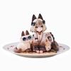 Ribose Tea Time Cat×Siamese Cat Little Beans Friendship Collaboration Set Special Ver Anime Figure Desktop Cute Figures Toy Gift
