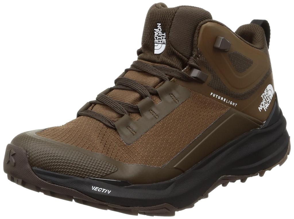 The North Face VECTIV Exploris II Mid Slate Size 8 FUTURELIGHT, Brown/TNF Black,