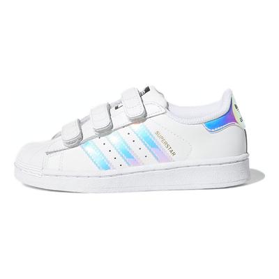 Originals Superstar Cf Comfortable Low-Top Skate Shoes White Laser Kids Sneakers AQ6279