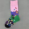 Happy Socks Women's Unisex Combed Cotton Sock Cherry Strawberry