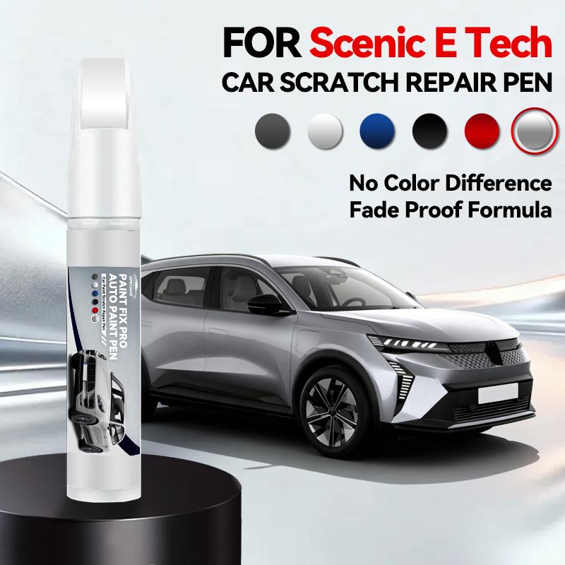 

OPRTAMG Purpose Vehicle For Renault Scenic E Tech Paint Repair Pen Touch Up Scratch Remover DIY Auto Accessories Black White срібний