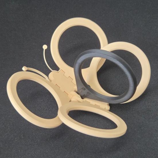 Foldable Drink Carrier Butterfly 4-Cup Drink Holder Reusable Cup Carrier Portable Cup Holder for Coffee Tea Beer Parties