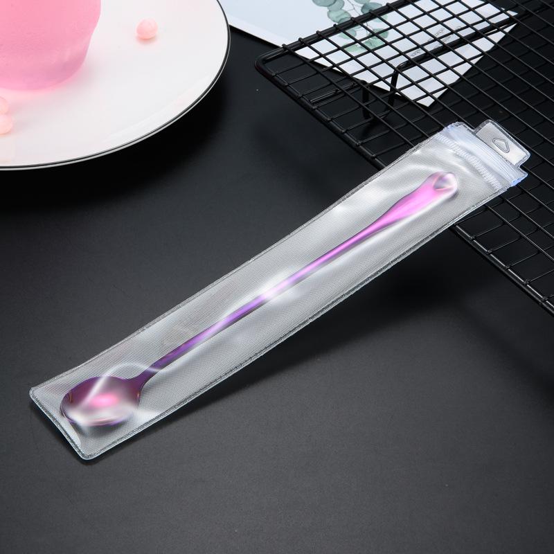 Golden Long Handle Stainless Steel Stirring Spoon and Ladle