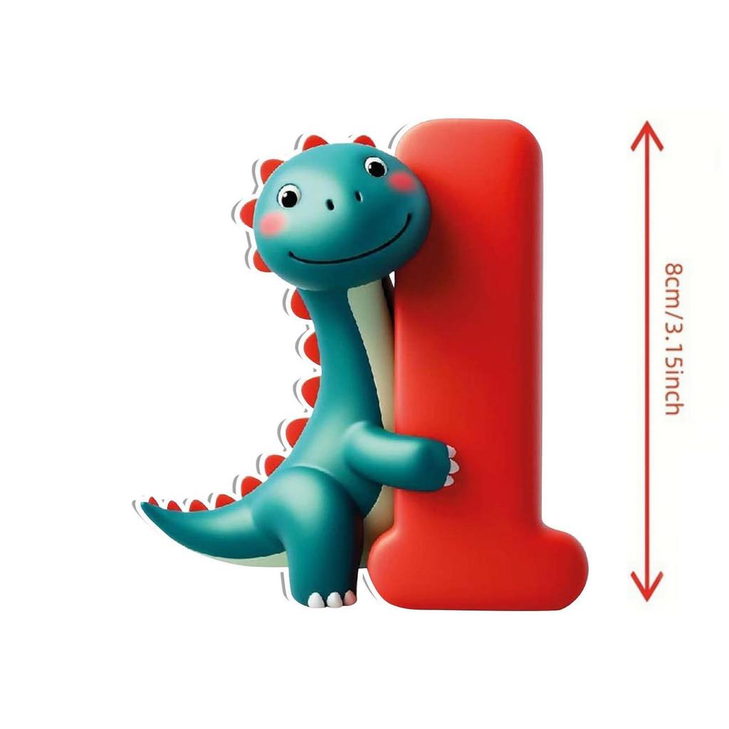 26 Letters Easter Dinosaur Pendant Acrylic Letters Easter Decoration Pendant