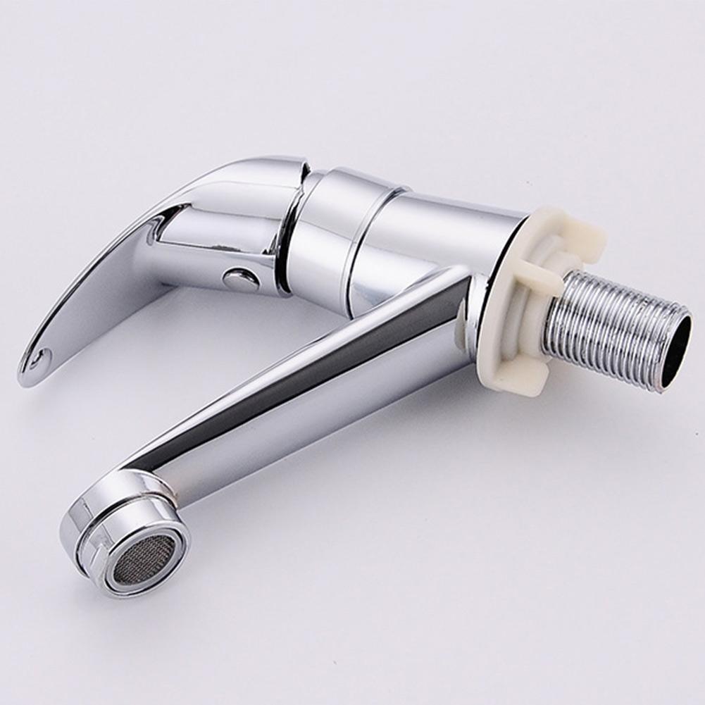 Chrome Basin Mixer Basin Tap Faucet Hardware Single Handle Single Hole