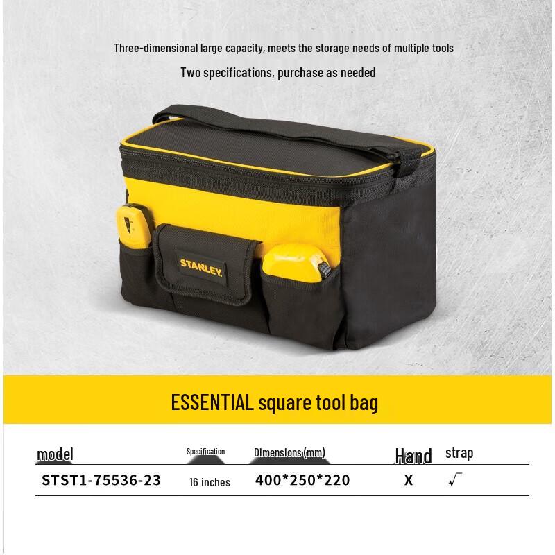 Stanley 16-inch Double Opening Tool Bag