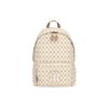 Monogram Series NY Yankees Retro Floral Print Casual Nylon Backpack Unisex Backpack Beige 32BG10941-50B